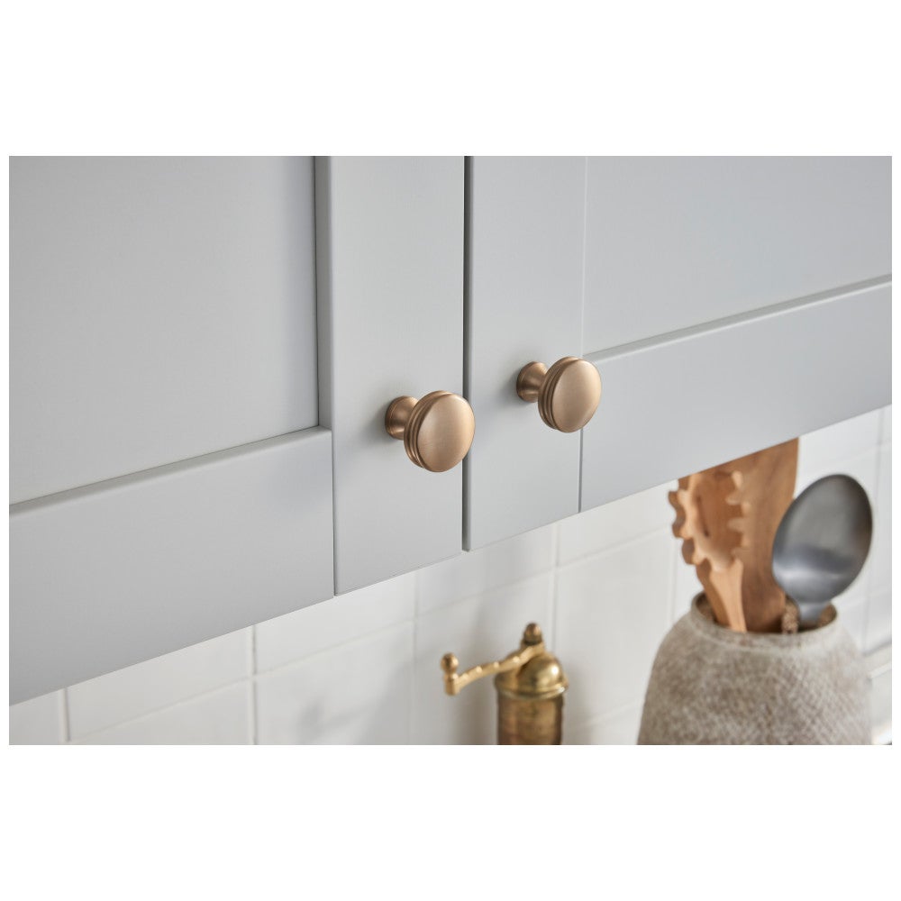 1-1/4" Diameter Satin Nickel Marie Cabinet Knob