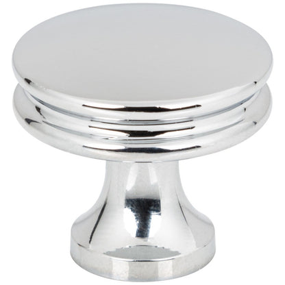 1-1/4" Diameter Satin Nickel Marie Cabinet Knob