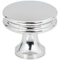 1-1/4" Diameter Satin Nickel Marie Cabinet Knob
