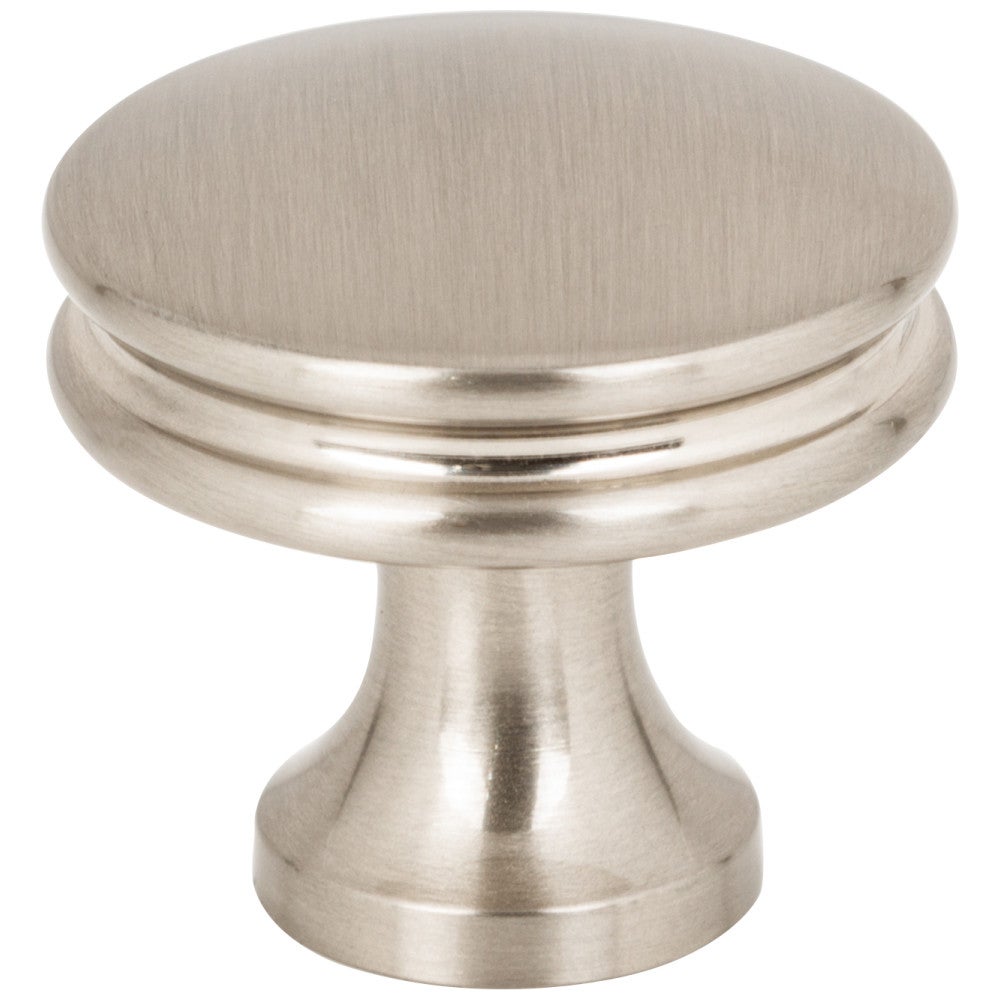 1-1/4" Diameter Satin Nickel Marie Cabinet Knob