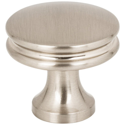 1-1/4" Diameter Satin Nickel Marie Cabinet Knob