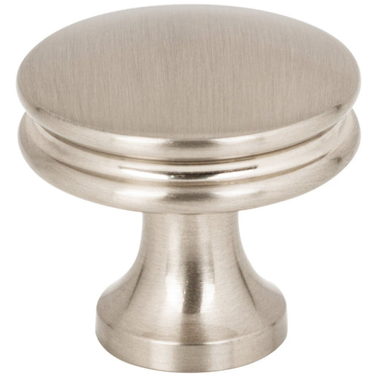 1-1/4" Diameter Satin Nickel Marie Cabinet Knob