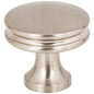 1-1/4" Diameter Satin Nickel Marie Cabinet Knob