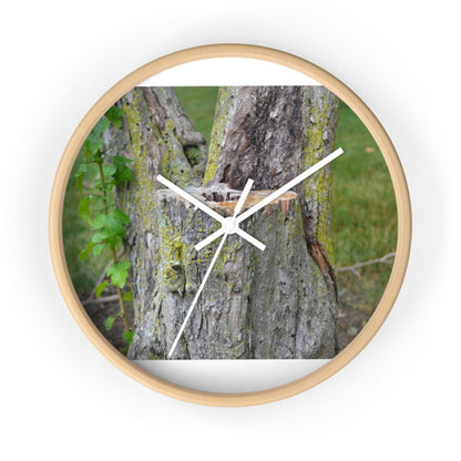 Tree Stump Wall clock