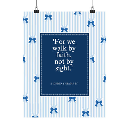 Inspirational Matte Vertical Posters, Faith Wall Art, Home Decor, Christian Decor, Motivational Print, Gift for Believers