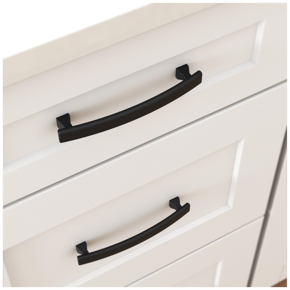 3" Center-to-Center Satin Nickel Square Hadly Cabinet Pull