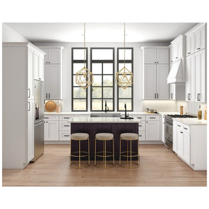 3" Center-to-Center Satin Nickel Square Hadly Cabinet Pull