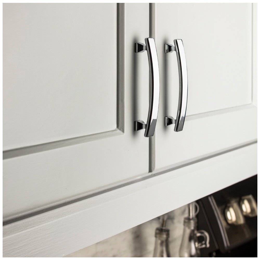3" Center-to-Center Satin Nickel Square Hadly Cabinet Pull
