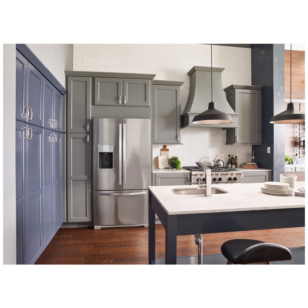 3" Center-to-Center Satin Nickel Square Hadly Cabinet Pull