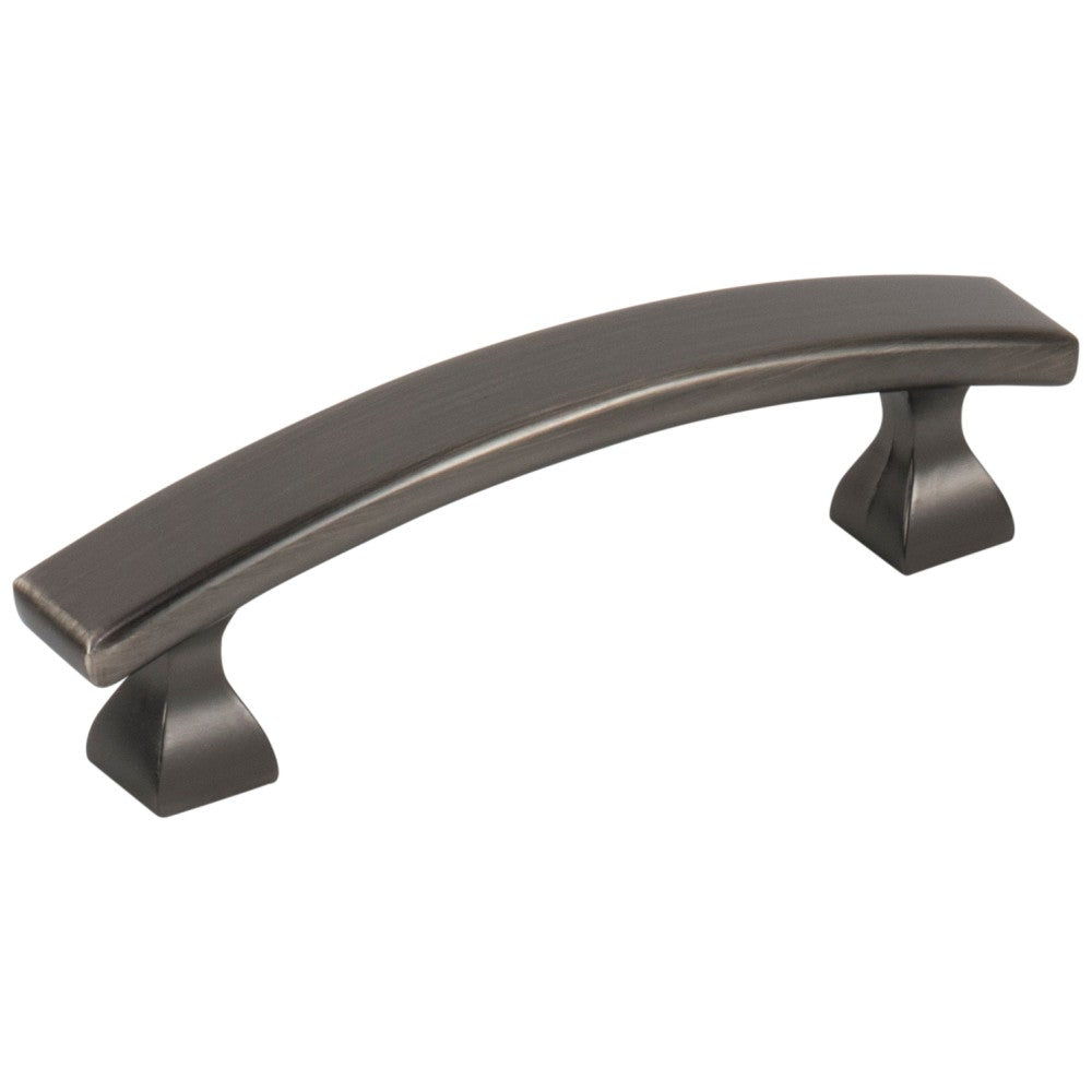 3" Center-to-Center Satin Nickel Square Hadly Cabinet Pull