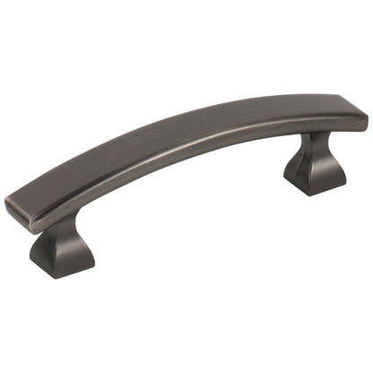 3" Center-to-Center Satin Nickel Square Hadly Cabinet Pull