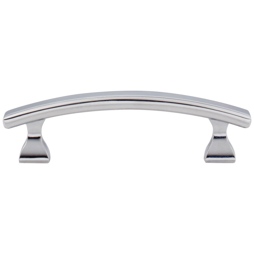 3" Center-to-Center Satin Nickel Square Hadly Cabinet Pull