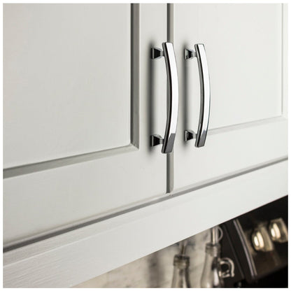 3" Center-to-Center Satin Nickel Square Hadly Cabinet Pull
