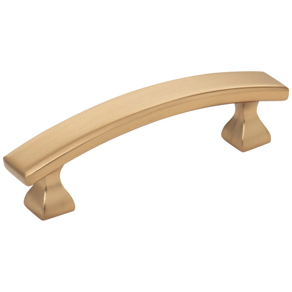 3" Center-to-Center Satin Nickel Square Hadly Cabinet Pull