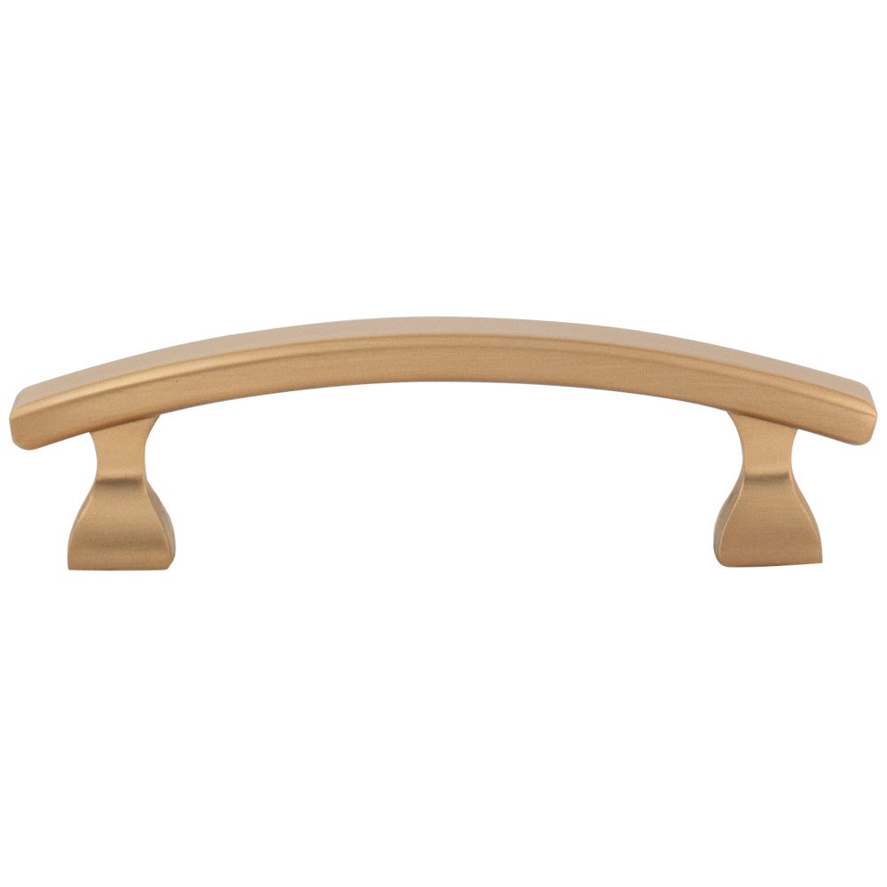 3" Center-to-Center Satin Nickel Square Hadly Cabinet Pull