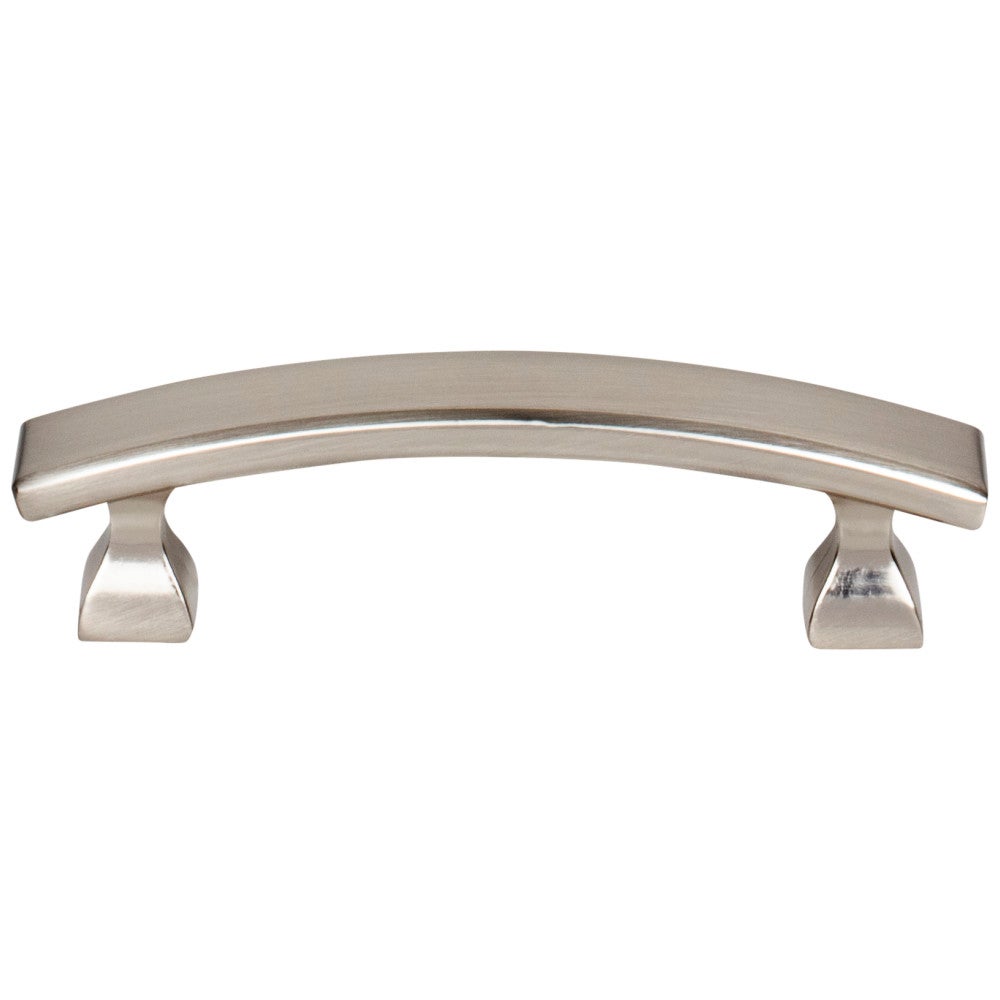 3" Center-to-Center Satin Nickel Square Hadly Cabinet Pull