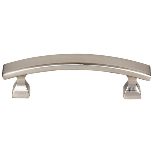 3" Center-to-Center Satin Nickel Square Hadly Cabinet Pull
