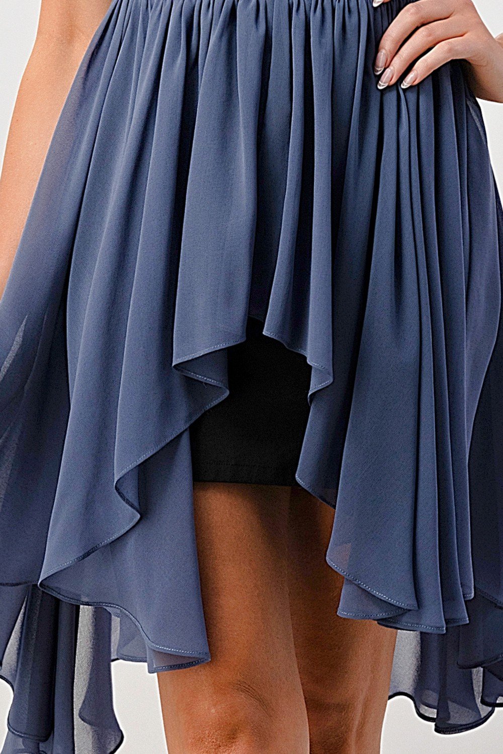 Strapless Lace-Up High-Low Dress | Apparel | Kitchen + Metal