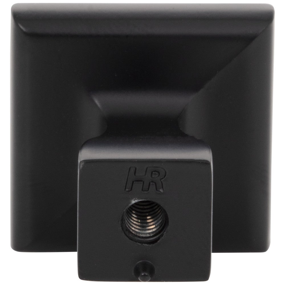 1" Overall Length Satin Nickel Square Hadly Cabinet Knob