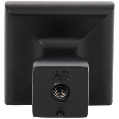 1" Overall Length Satin Nickel Square Hadly Cabinet Knob