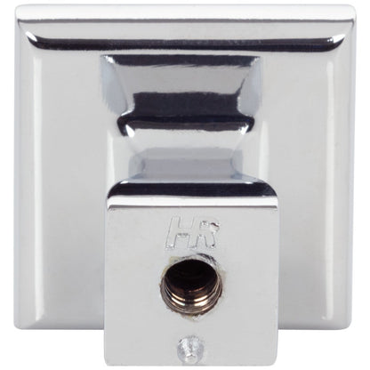 1" Overall Length Satin Nickel Square Hadly Cabinet Knob