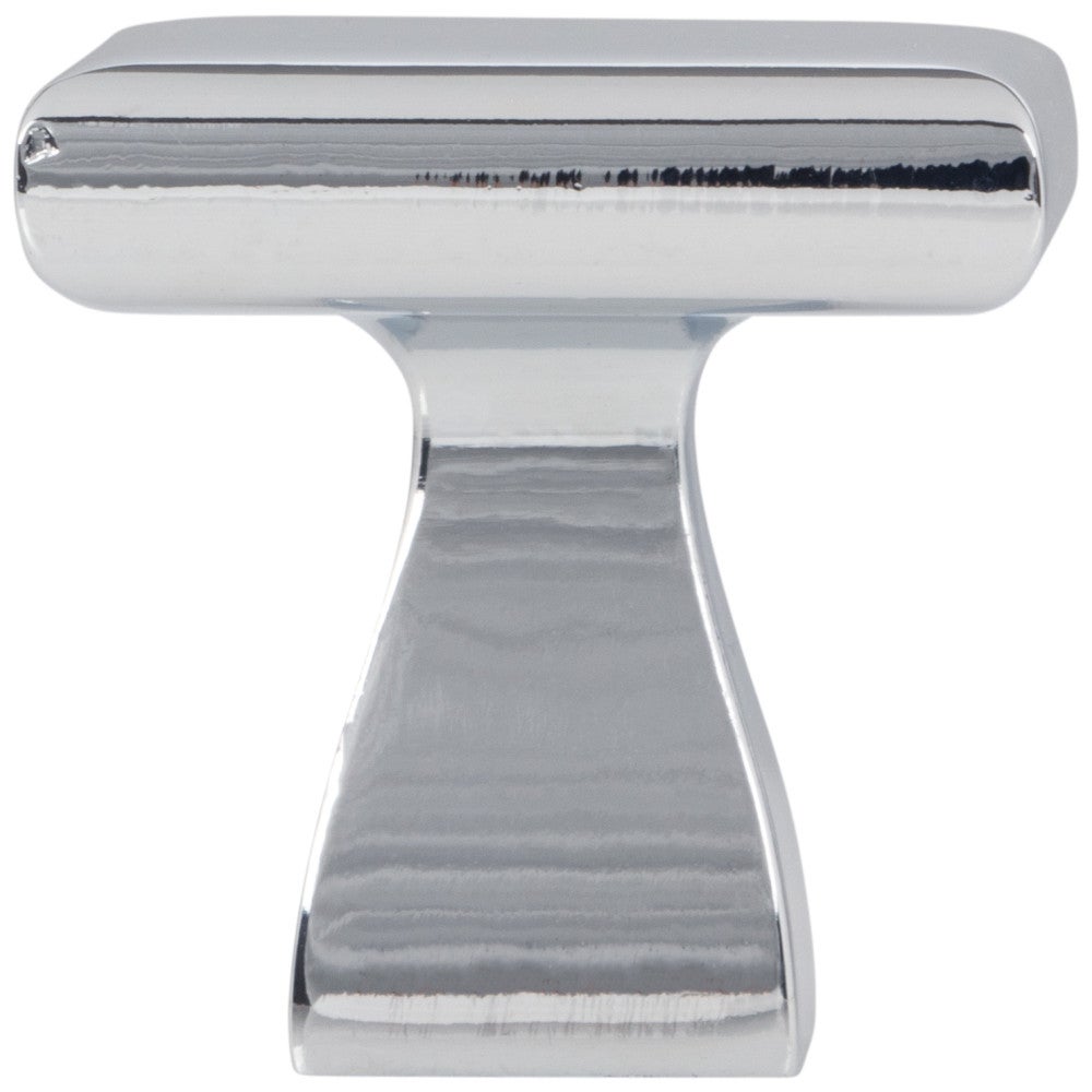 1" Overall Length Satin Nickel Square Hadly Cabinet Knob