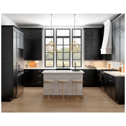 1" Overall Length Satin Nickel Square Hadly Cabinet Knob