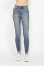 Tummy Control Contrast Wash Skinny Jeans