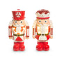 7" Candy Cane Lane Lighted Nutcracker - SET OF 2