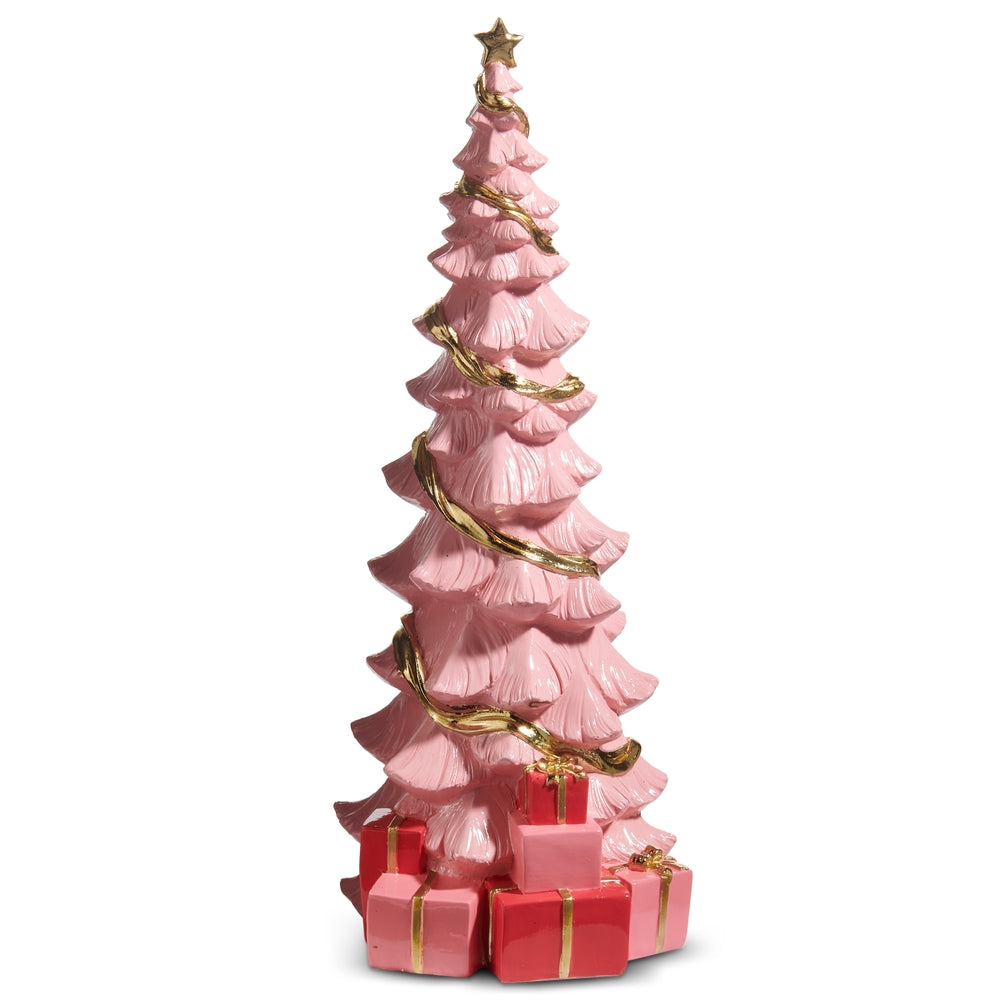 19" Pink Tree with Packages