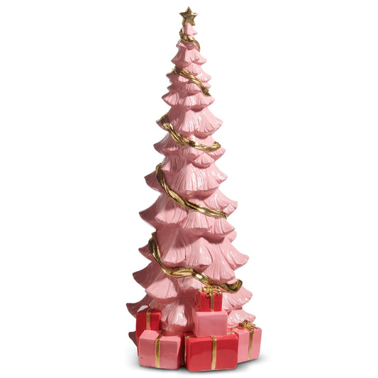 19" Pink Tree with Packages