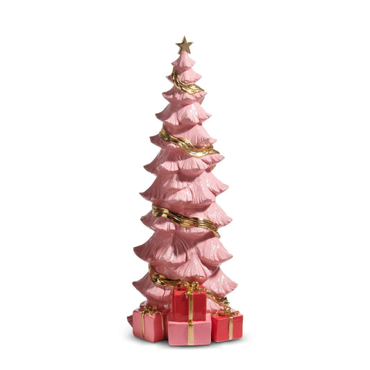 15.5" Pink Tree with Packages