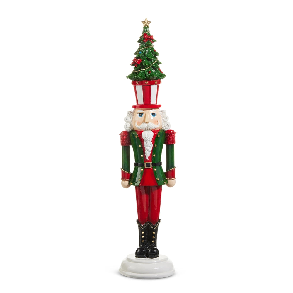 Christmas Carousel Collection - 23.5" Nutcracker with Tree