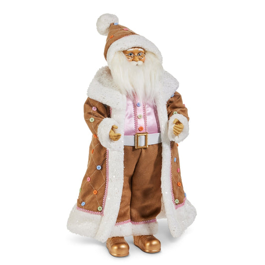 18" Pastel Gingerbread Santa