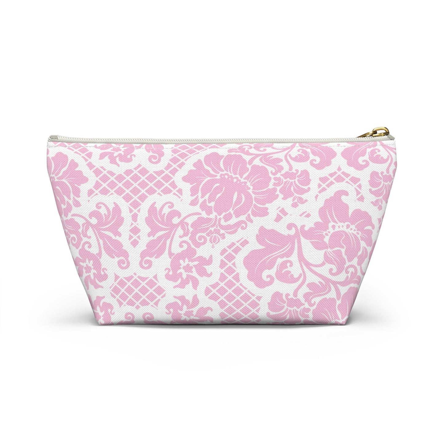 Customizable: Chic Floral Accessory Pouch | Makeup Bag, Organizer, Travel Essentials, Gift for Her, Pink Floral Design