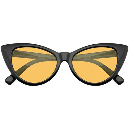 Retro 1990's Black Cat Eye Women's Sunglasses