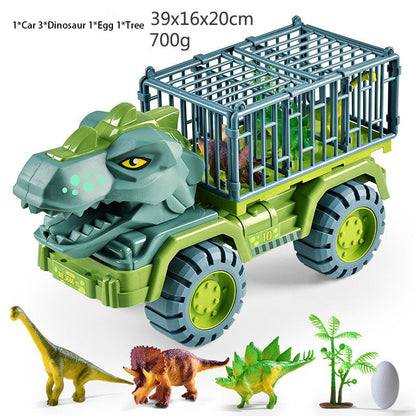 Dinosaur Transporter Children's Toy Set Tyrannosaurus Rex  Car Solid Dinosaur Fall Resistant