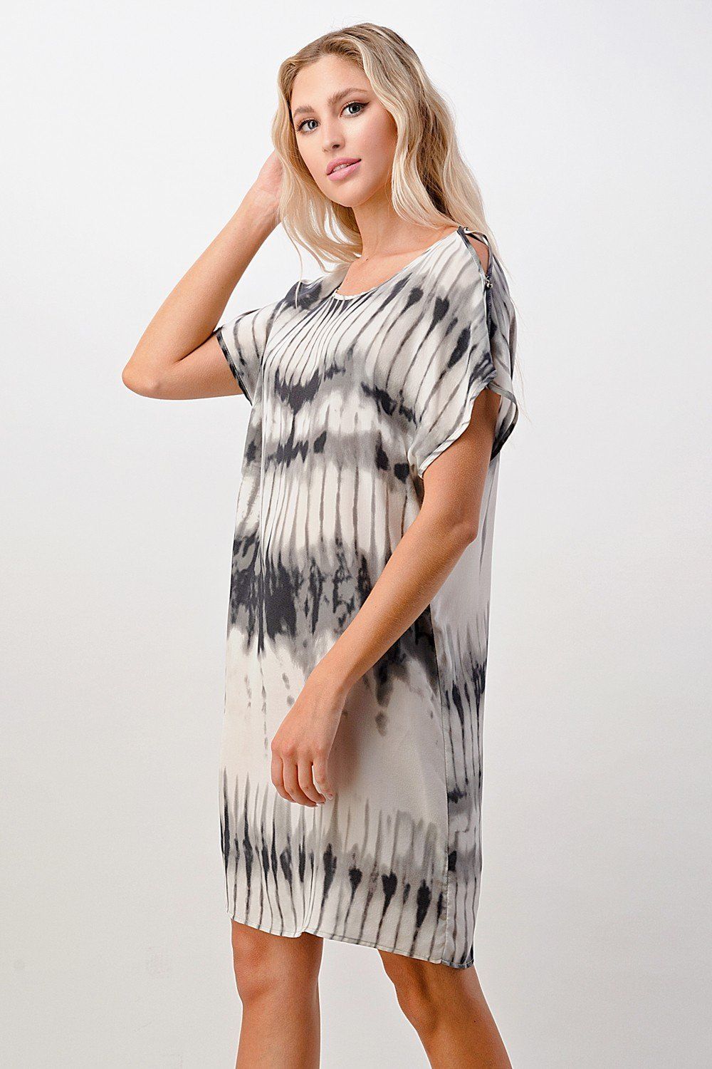 Short Sleeve Tie-Dye Shift Dress | Apparel | Kitchen + Metal
