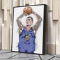 Nikola Jokic Canvas Art – Denver Nuggets Wall Decor