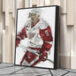 Nicklas Lidström Canvas Art - Detroit Red Wings Wall Decor