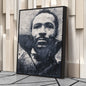 Marvin Gaye Canvas Art – Geometric Music Wall Decor