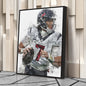 C.J. Stroud Canvas Art – Houston Texans Wall Decor