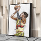 Trae Young Canvas Art – Atlanta Hawks Wall Decor
