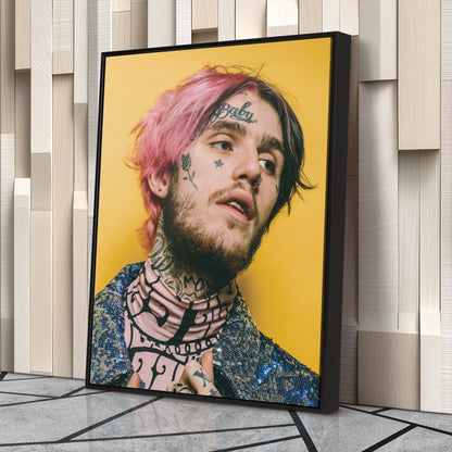 Lil Peep Canvas – Rapper Wall Art for Home or Studio Decor