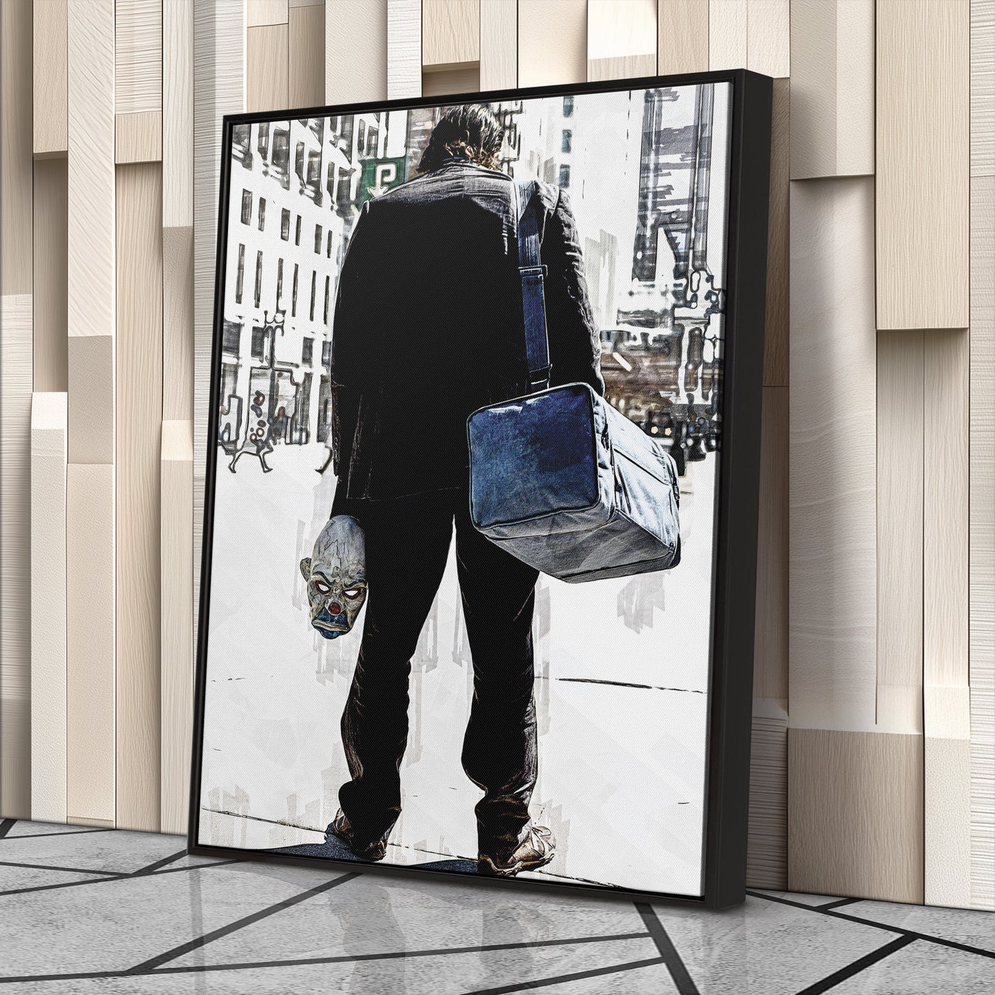 The Joker Canvas Art – Heath Ledger Dark Knight Decor
