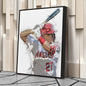 Mike Trout Canvas Art – Los Angeles Angels Wall Decor