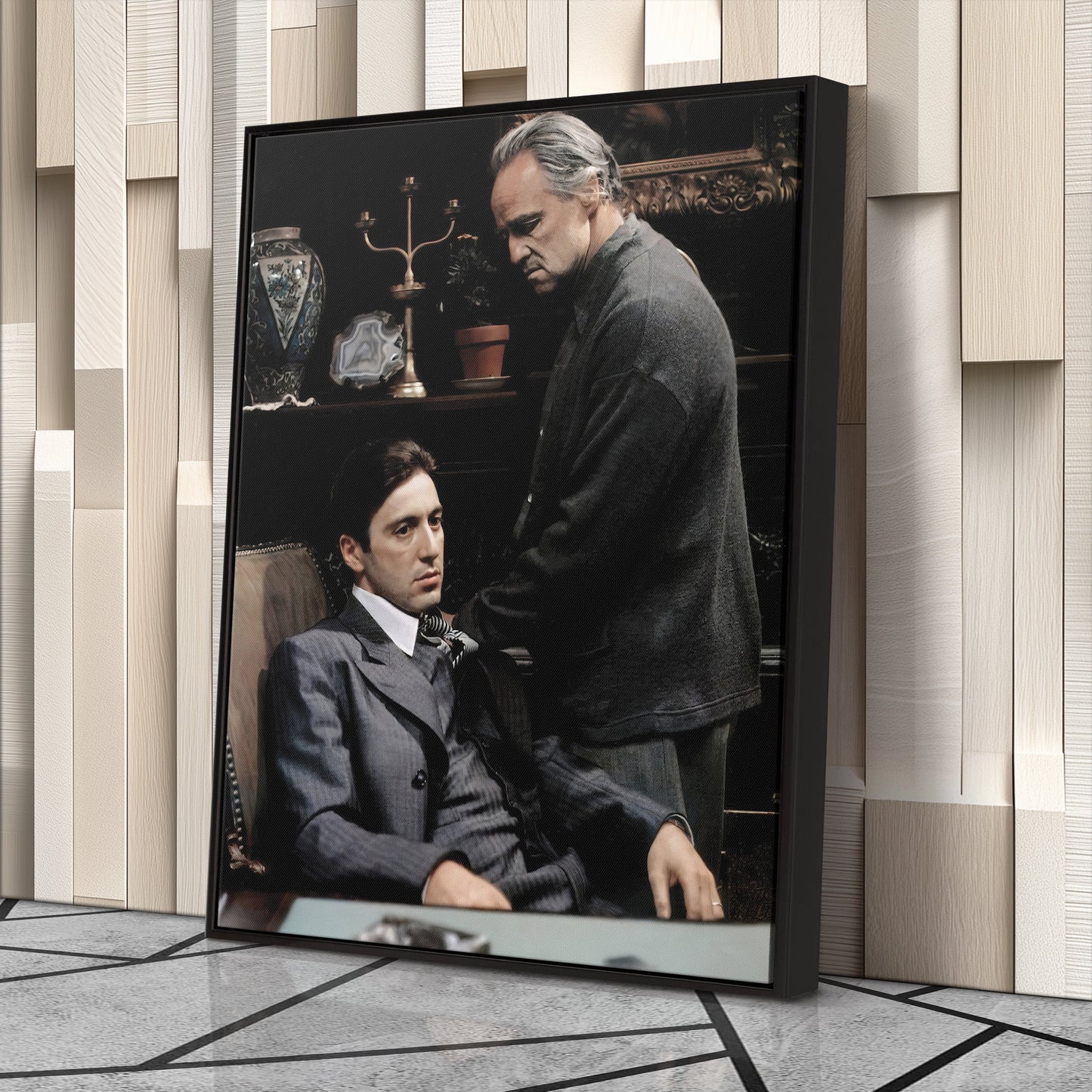 The Godfather Canvas – Don Corleone Wall Art for Home Decor