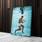 Muhammad Ali Underwater Canvas – Boxing Wall Art for Home Decor