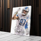 Aidan Hutchinson Canvas Art – Detroit Lions Wall Decor