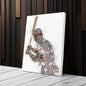 Hank Aaron Canvas Art – Atlanta Braves Wall Decor